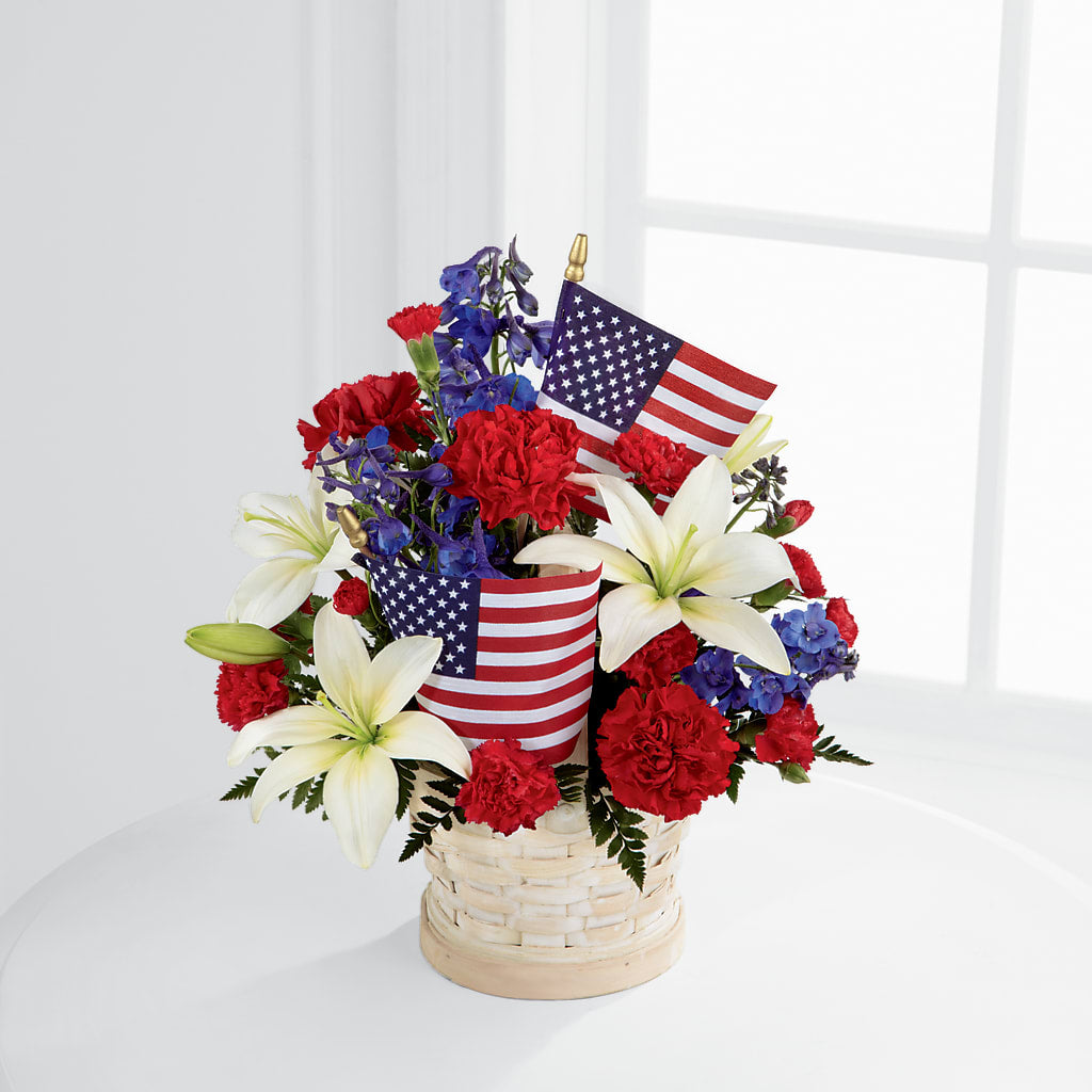 American Glory Bouquet – Balloon Creations By Maria And Flower, Wilmington DE