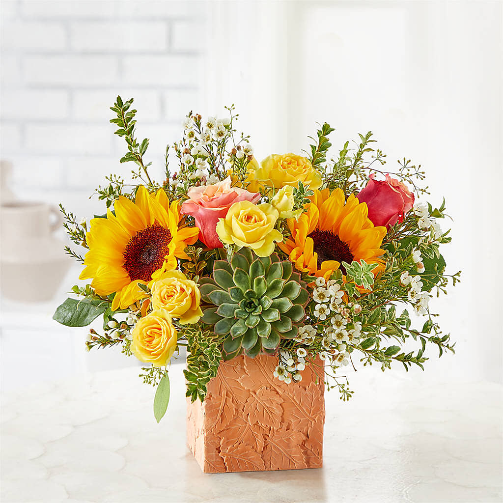 Sunflower Season Bouquet – Balloon Creations By Maria And Flower, Wilmington DE