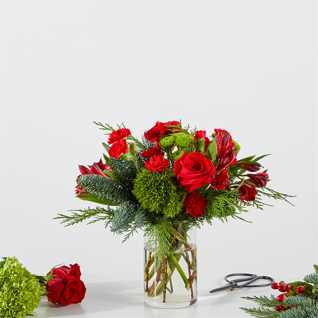 Merry Moment Bouquet – A Florist Original – Balloon Creations By Maria And Flower, Wilmington DE