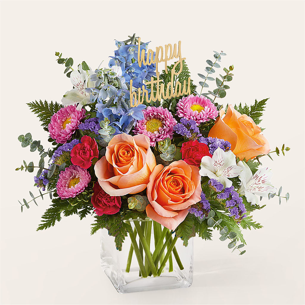 Birthday Bash Bouquet – Balloon Creations By Maria And Flower, Wilmington DE