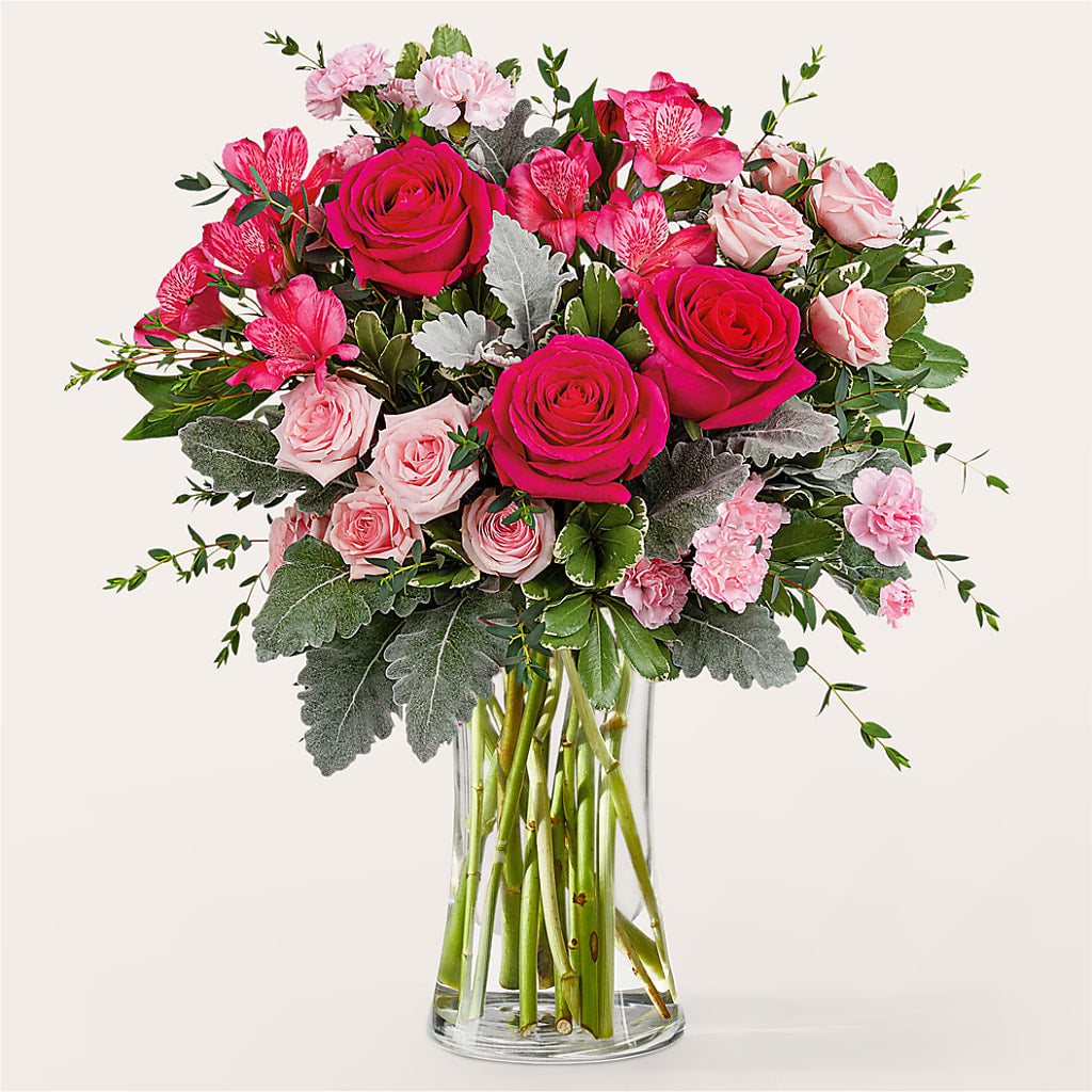 Tickled Pink Bouquet – Balloon Creations By Maria And Flower, Wilmington DE