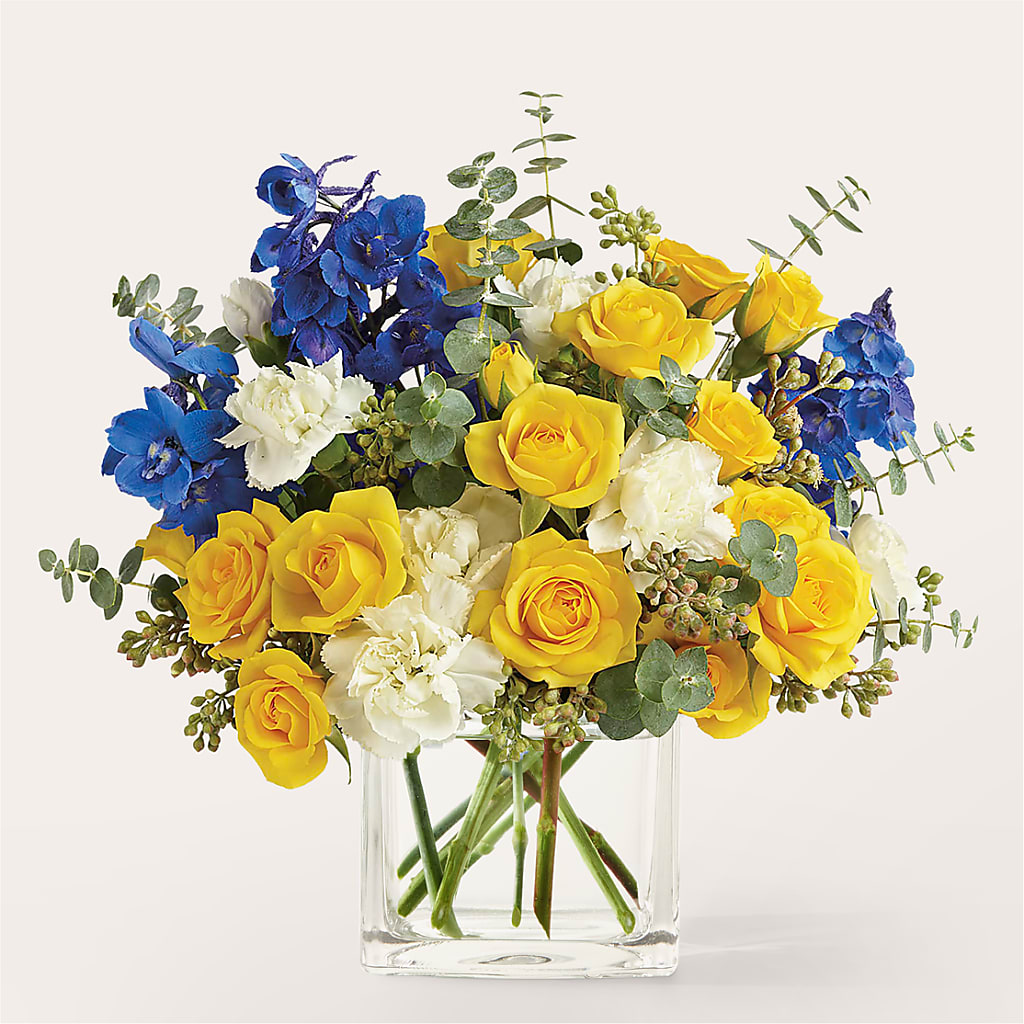 Sparkling Citrine Bouquet – Balloon Creations By Maria And Flower, Wilmington DE