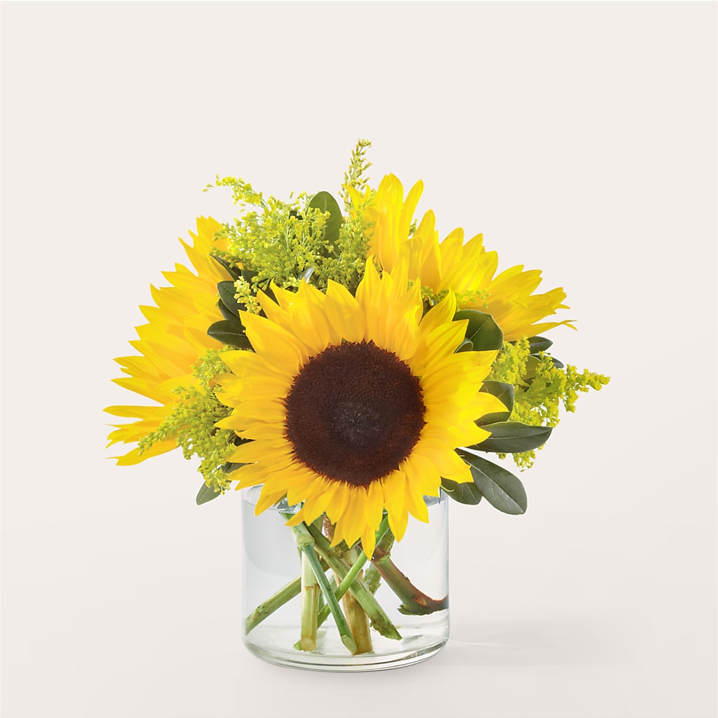 Beaming Sunflower Bouquet – Balloon Creations By Maria And Flower, Wilmington DE