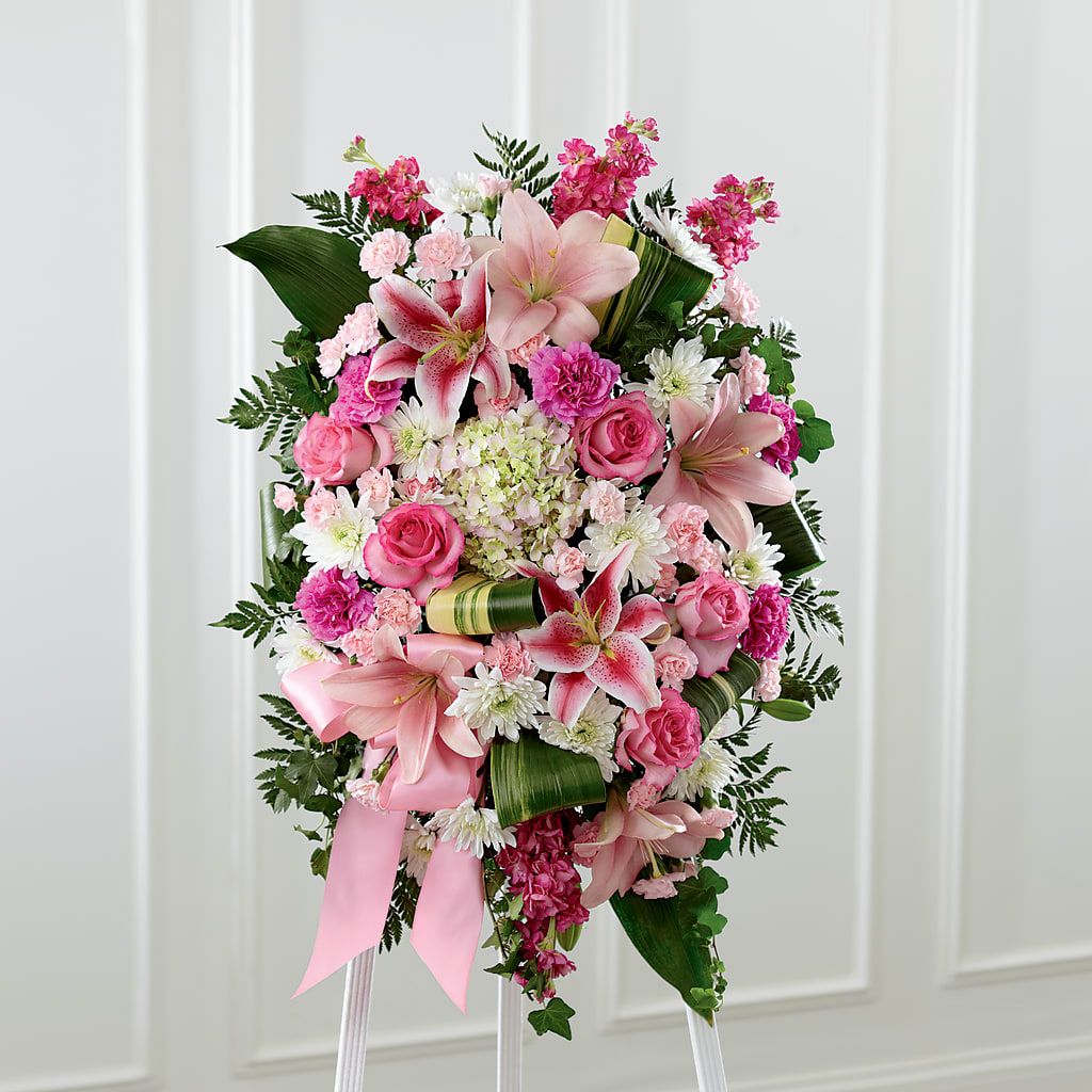 Comforting Standing Spray – Balloon Creations By Maria And Flower, Wilmington DE