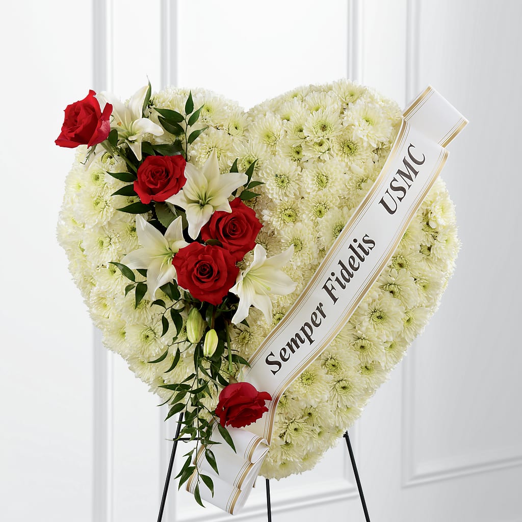 Heartfelt Hero Standing Heart – Balloon Creations By Maria And Flower, Wilmington DE