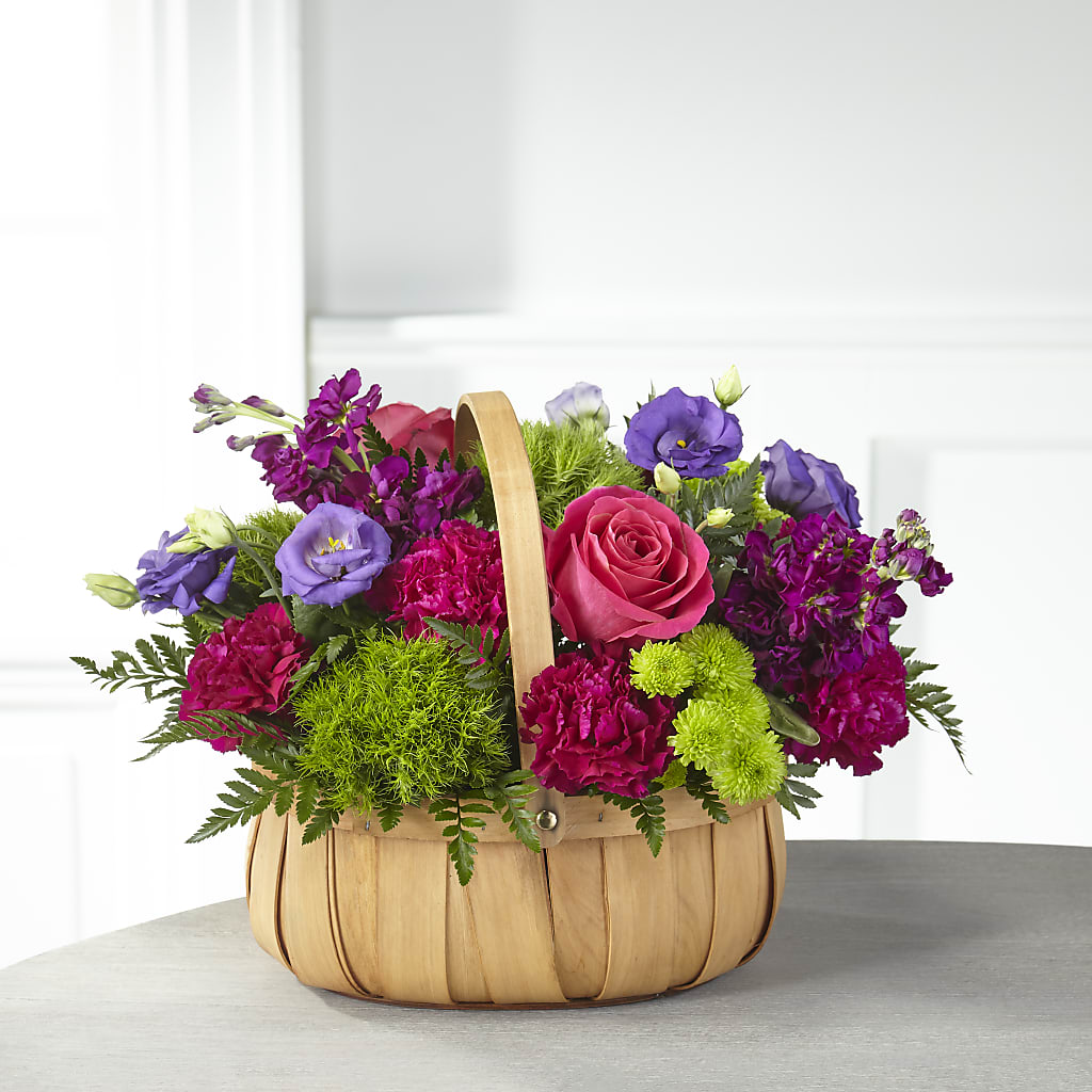 Serene Sanctuary Basket – Balloon Creations By Maria And Flower, Wilmington DE