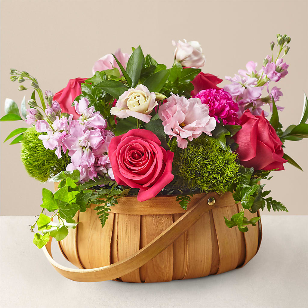 Radiance in Bloom Basket – Balloon Creations By Maria And Flower, Wilmington DE
