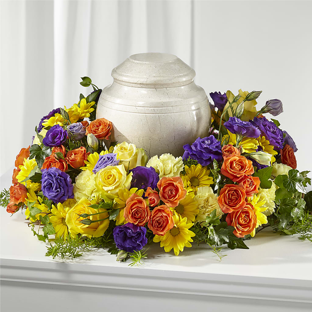 Blossoms of Remembrance Cremation Adornment – Balloon Creations By Maria And Flower, Wilmington DE