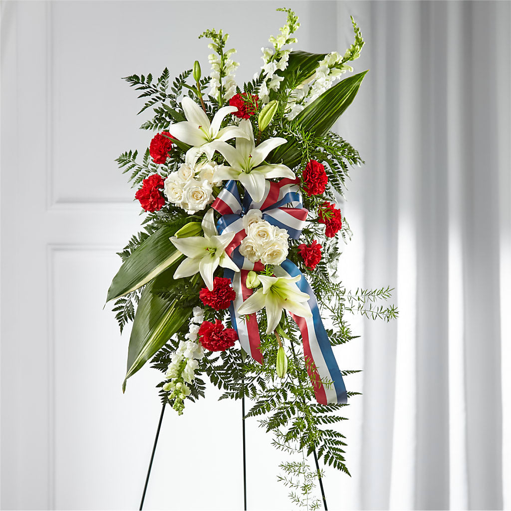 Stars of Life Standing Spray – Balloon Creations By Maria And Flower, Wilmington DE