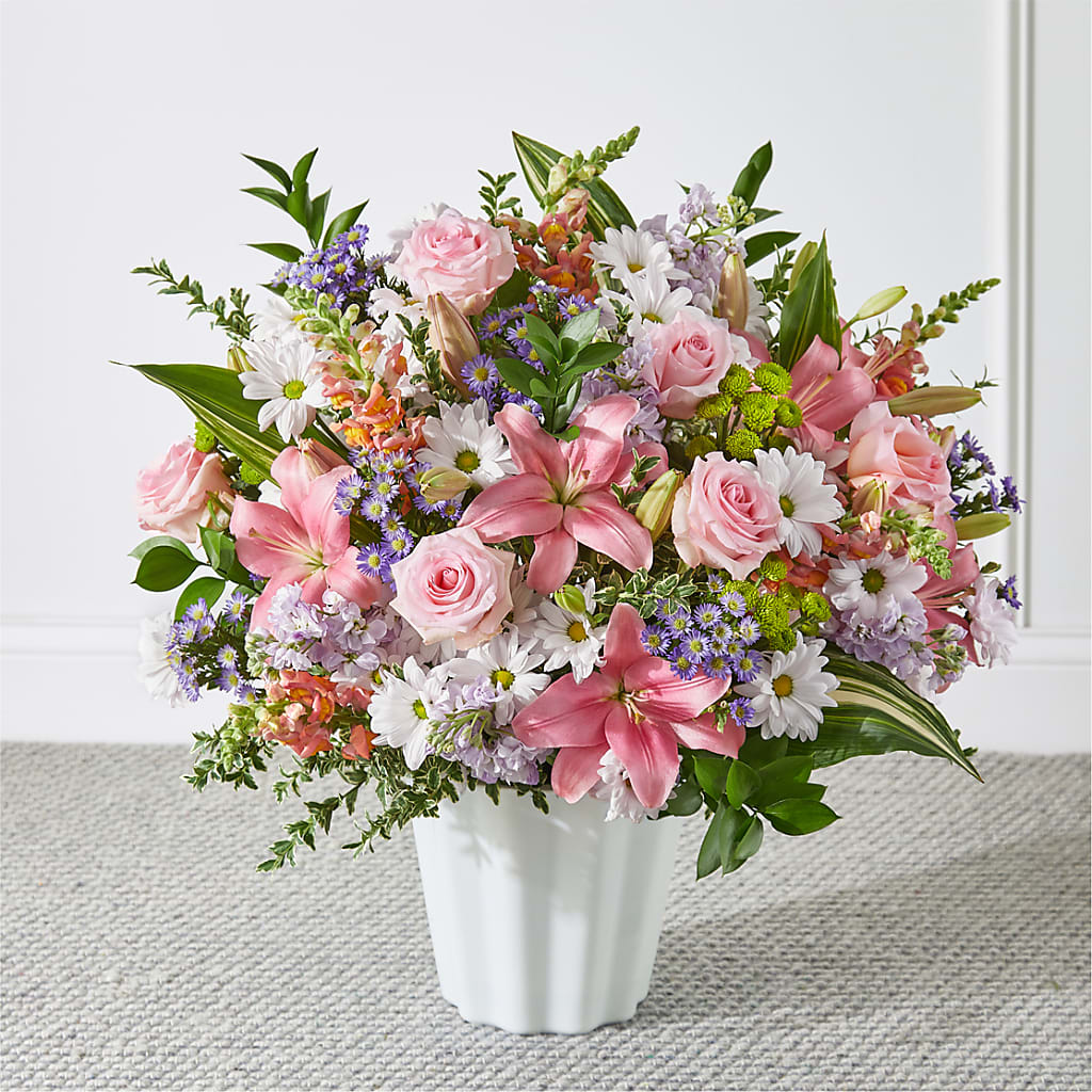 Abundant Compassion Floor Basket – Balloon Creations By Maria And Flower, Wilmington DE