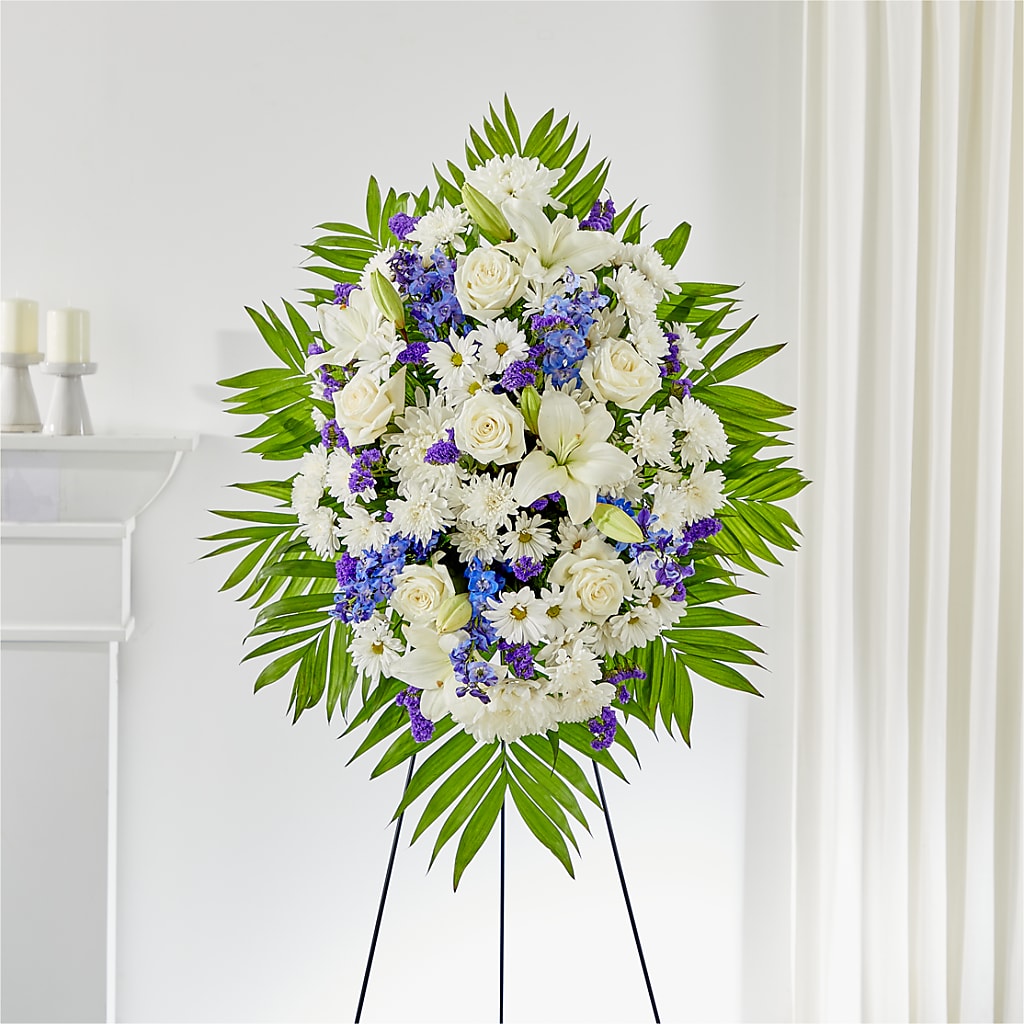 At Rest Standing Spray – Balloon Creations By Maria And Flower, Wilmington DE