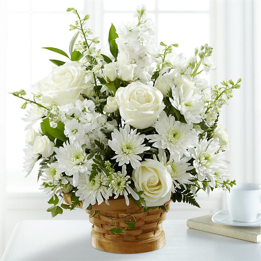 Heartfelt Condolences Arrangement – Balloon Creations By Maria And Flower, Wilmington DE