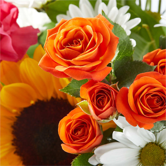 Sun-drenched Blooms Bouquet – Balloon Creations By Maria And Flower, Wilmington DE
