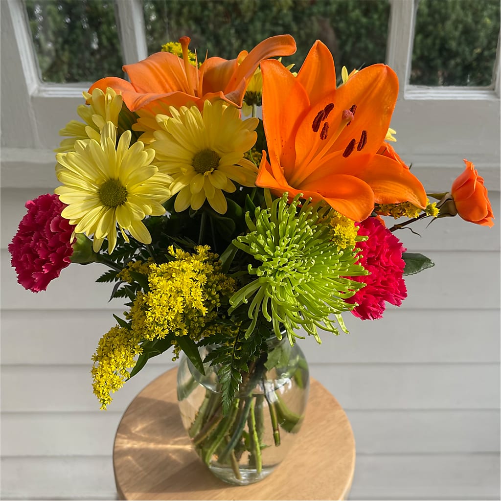 Bold & Bright – A Florist Original –  Balloon Creations By Maria And Flower, Wilmington DE