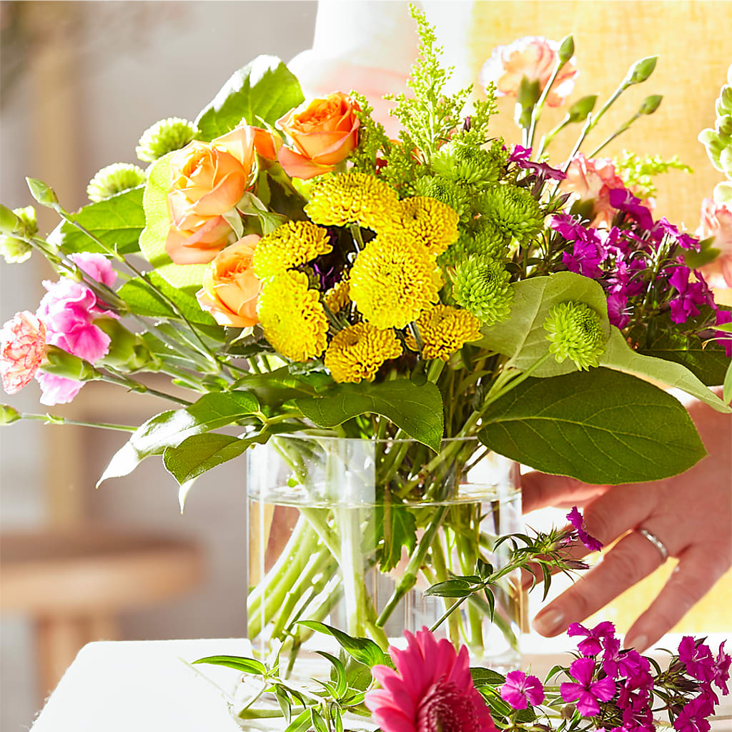 Bold & Bright – A Florist Original –  Balloon Creations By Maria And Flower, Wilmington DE