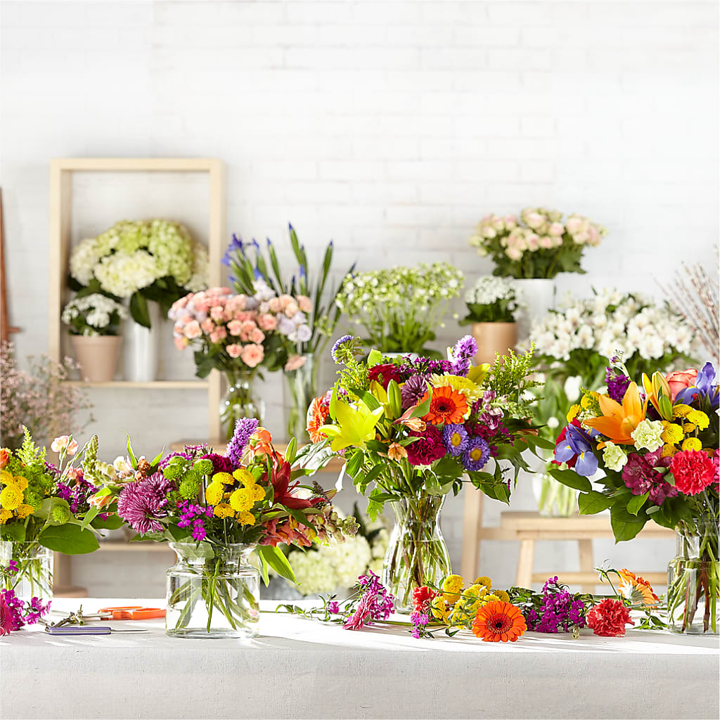 Bold & Bright – A Florist Original –  Balloon Creations By Maria And Flower, Wilmington DE