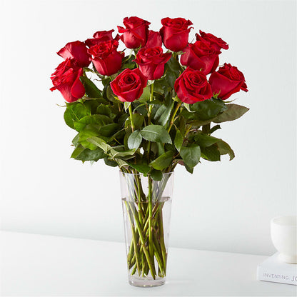 Long Stem Red Rose Bouquet –  Balloon Creations By Maria And Flower, Wilmington DE