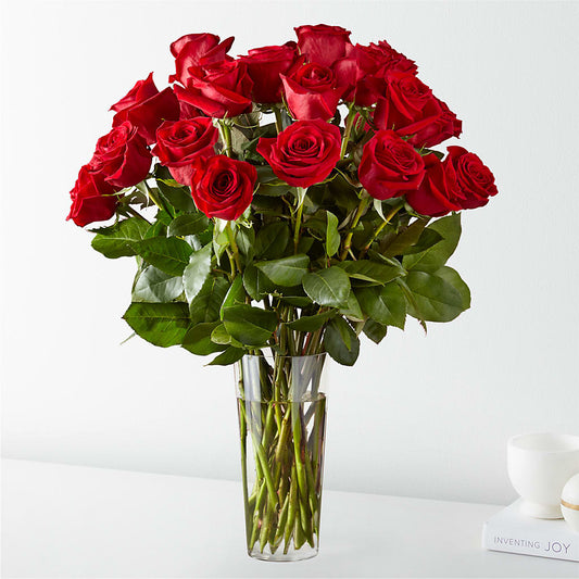 Long Stem Red Rose Bouquet –  Balloon Creations By Maria And Flower, Wilmington DE