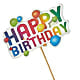 Happy Birthday Pick –  Balloon Creations By Maria And Flower, Wilmington DE