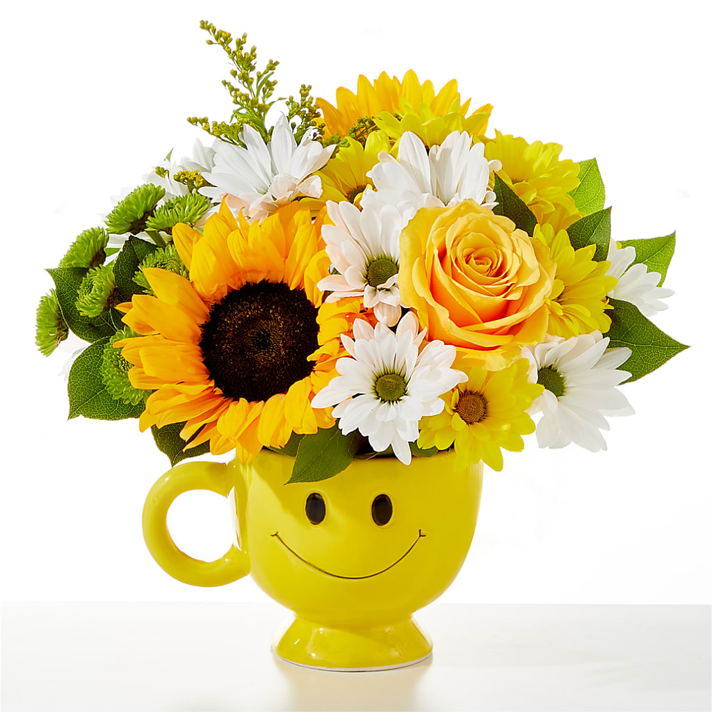 Be Happy Bouquet –  Balloon Creations By Maria And Flower, Wilmington DE
