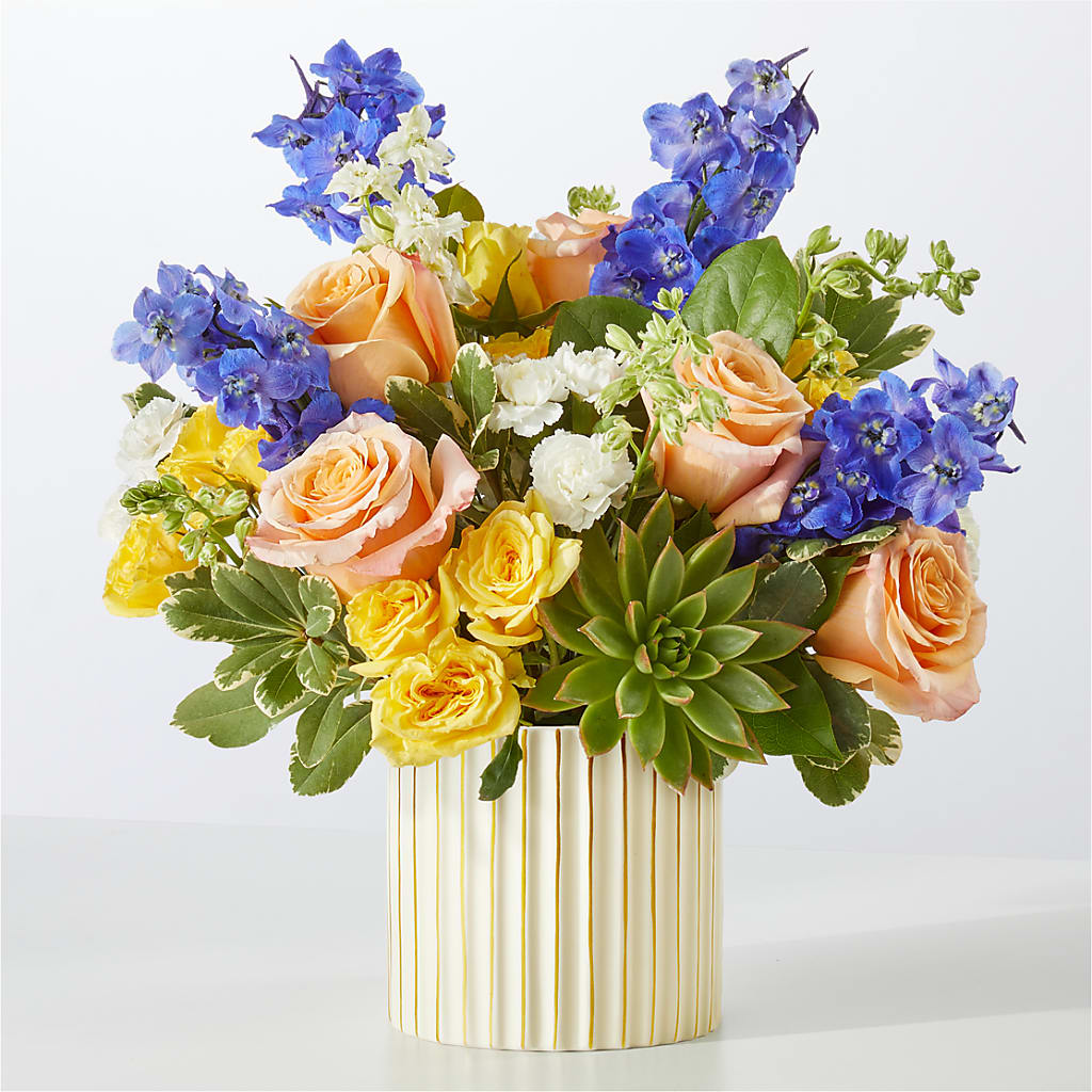 Cobalt Reverie Bouquet –  Balloon Creations By Maria And Flower, Wilmington DE