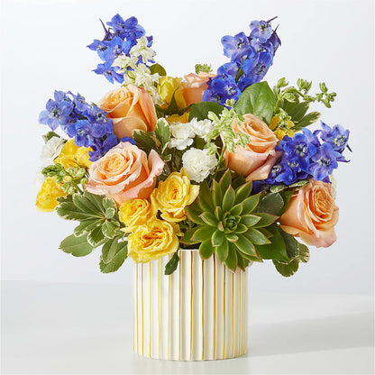 Cobalt Reverie Bouquet –  Balloon Creations By Maria And Flower, Wilmington DE