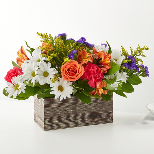 Oopsie Daisy Box Bouquet –  Balloon Creations By Maria And Flower, Wilmington DE