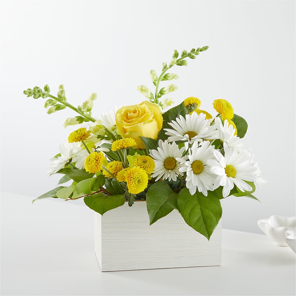 Sun Salutation Box Bouquet –  Balloon Creations By Maria And Flower, Wilmington DE
