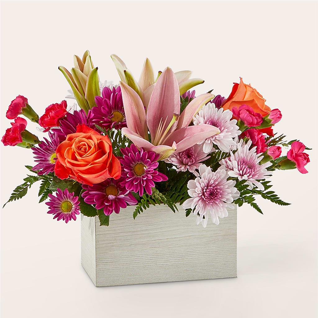 Light of My Life Box Bouquet –  Balloon Creations By Maria And Flower, Wilmington DE