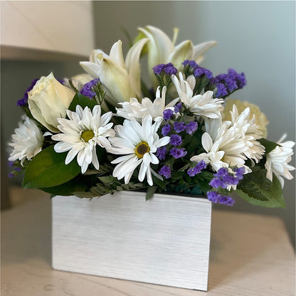 Beyond Blue Box Bouquet –  Balloon Creations By Maria And Flower, Wilmington DE