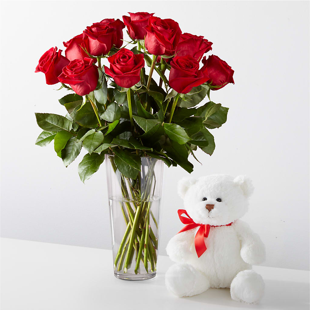 Romantic Long Stem Red Rose Bouquet Bundles –  Balloon Creations By Maria And Flower, Wilmington DE