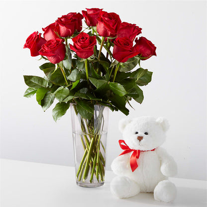 Romantic Long Stem Red Rose Bouquet Bundles –  Balloon Creations By Maria And Flower, Wilmington DE