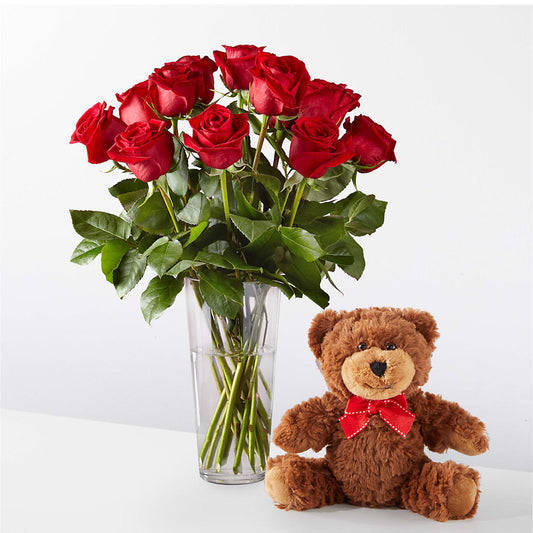 Romantic Long Stem Red Rose Bouquet Bundles –  Balloon Creations By Maria And Flower, Wilmington DE