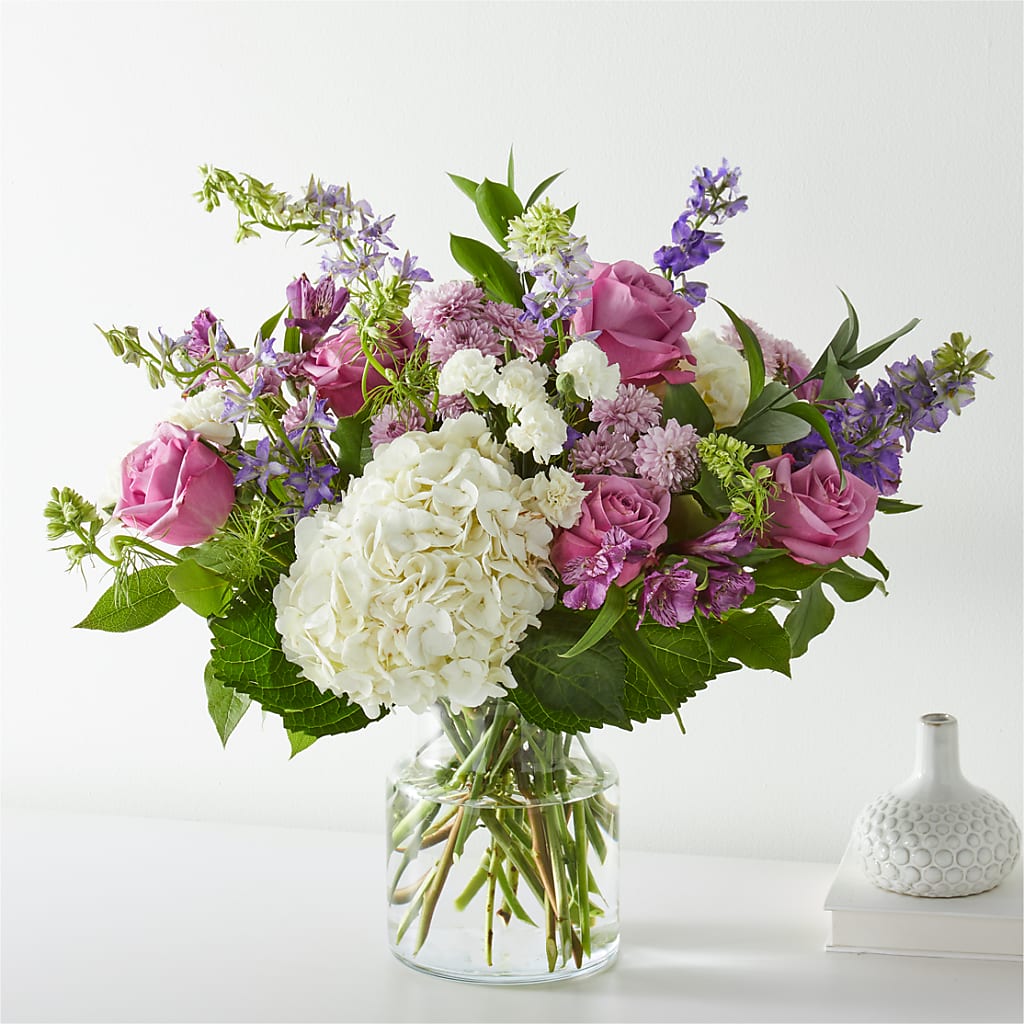 Violet Caress Bouquet –  Balloon Creations By Maria And Flower, Wilmington DE