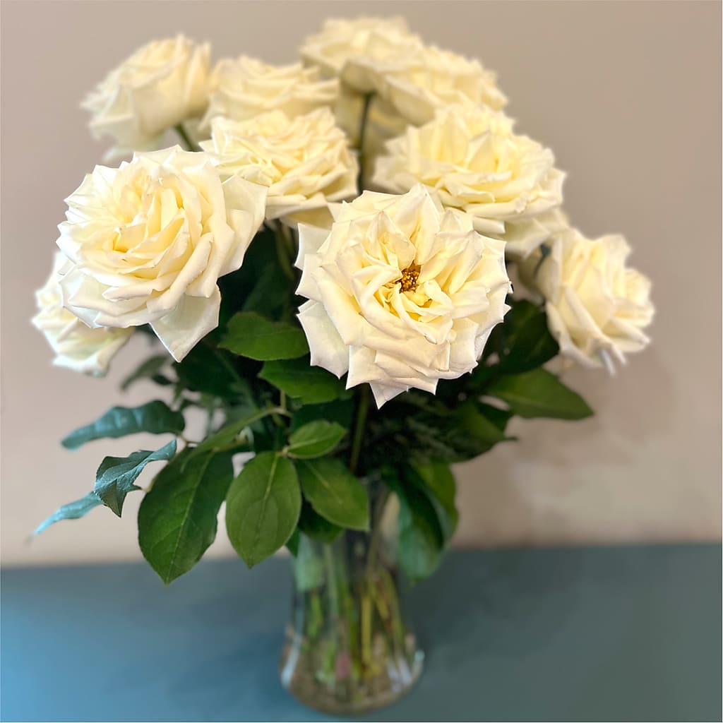 Long Stem Yellow Rose Bouquet –  Balloon Creations By Maria And Flower, Wilmington DE