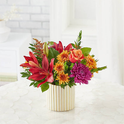 Burgundy Landscape Bouquet –  Balloon Creations By Maria And Flower, Wilmington DE