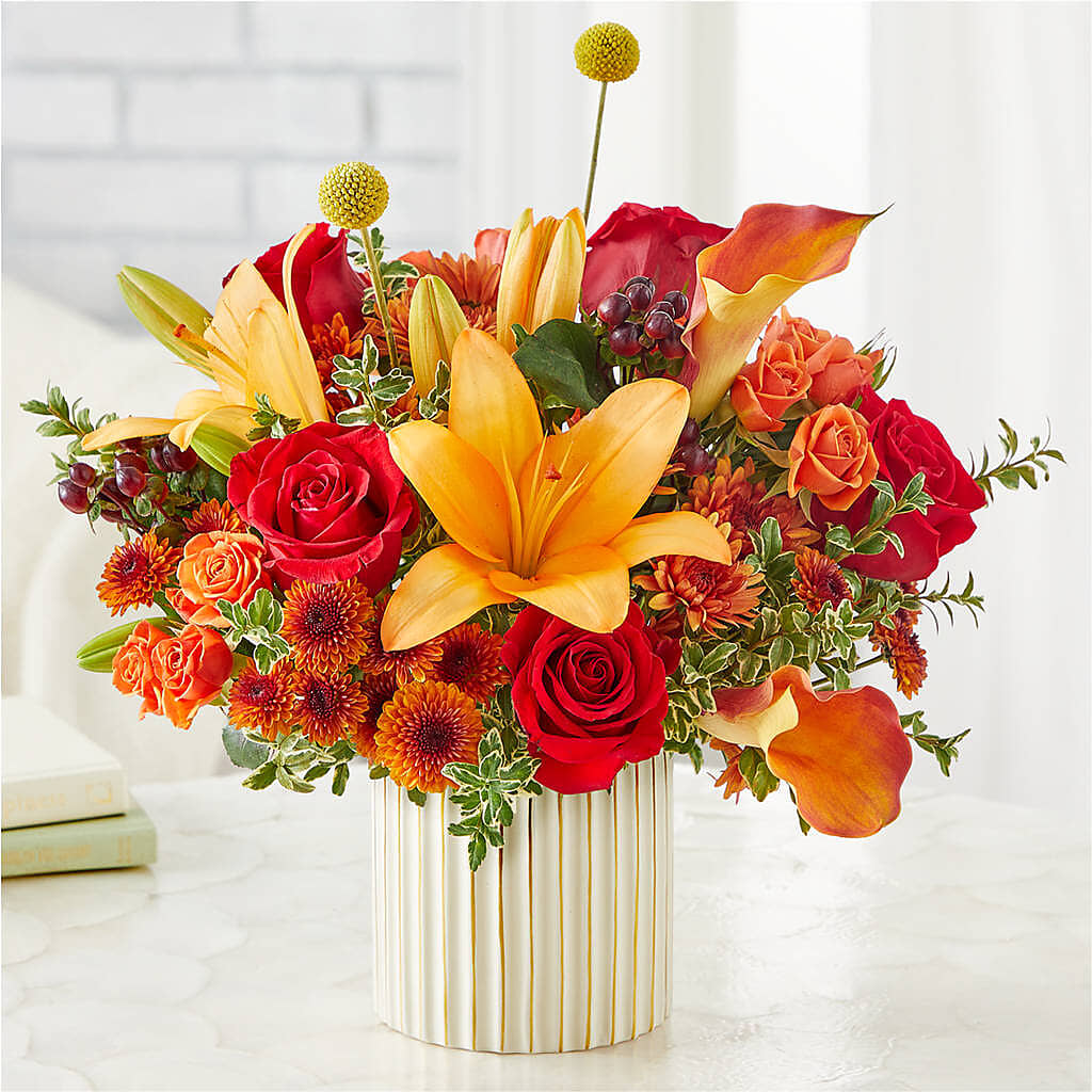 Scarlet Skies Bouquet –  Balloon Creations By Maria And Flower, Wilmington DE