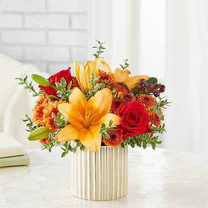 Scarlet Skies Bouquet –  Balloon Creations By Maria And Flower, Wilmington DE