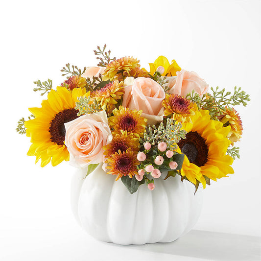 Pumpkin to Talk About Bouquet –  Balloon Creations By Maria And Flower, Wilmington DE