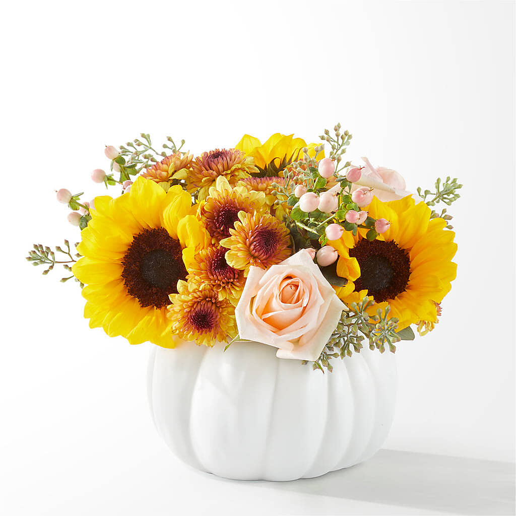 Pumpkin to Talk About Bouquet –  Balloon Creations By Maria And Flower, Wilmington DE