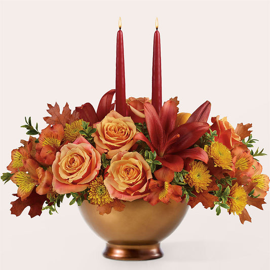 Harvest Table Centerpiece –  Balloon Creations By Maria And Flower, Wilmington DE