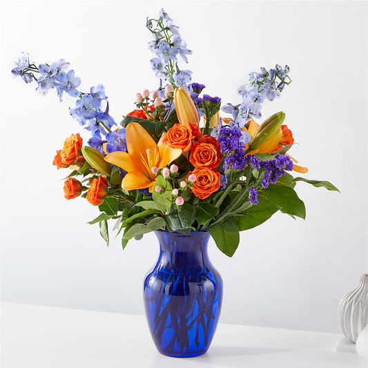 Radiant Citrus Bouquet –  Balloon Creations By Maria And Flower, Wilmington DE