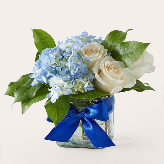 Sky Blue Delight Bouquet –  Balloon Creations By Maria And Flower, Wilmington DE