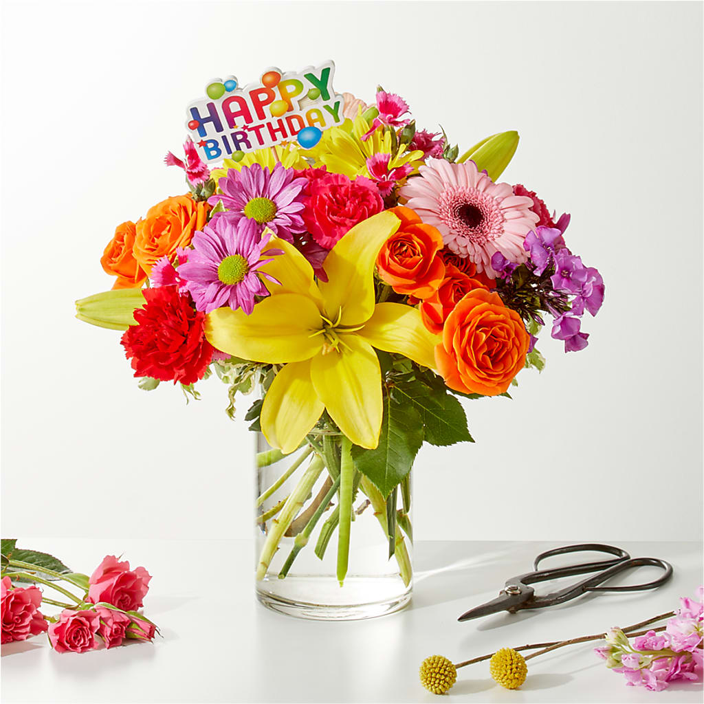 Cue the Confetti - A Florist Original –  Balloon Creations By Maria And Flower, Wilmington DE