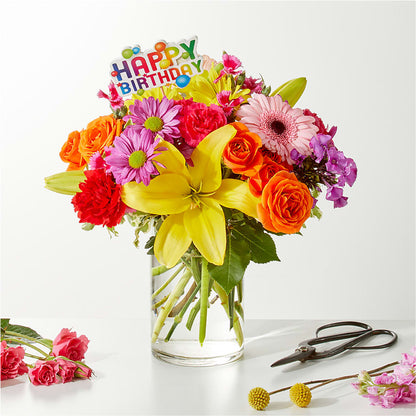 Cue the Confetti - A Florist Original –  Balloon Creations By Maria And Flower, Wilmington DE