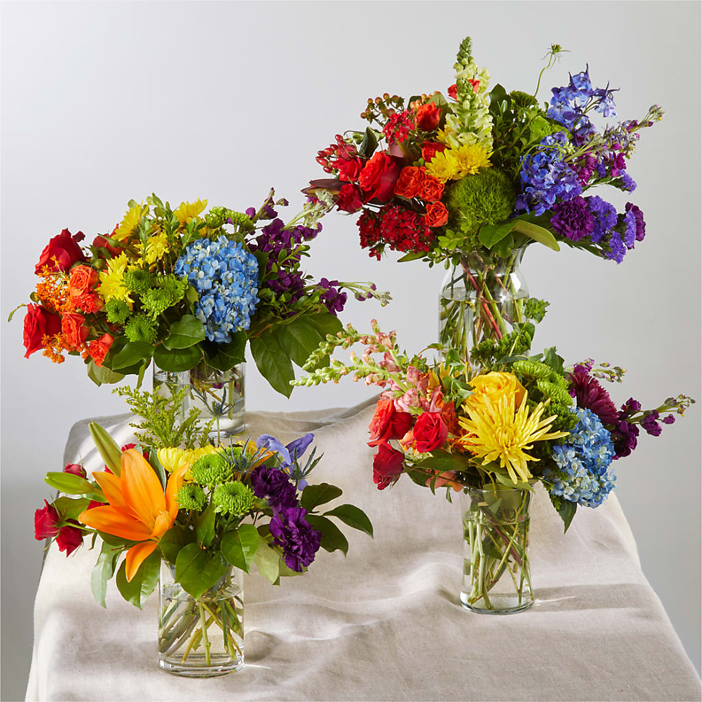 Summer Spectra - A Florist Original –  Balloon Creations By Maria And Flower, Wilmington DE