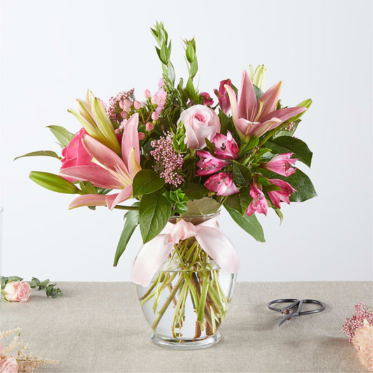 Pink Ribbon - A Florist Original –  Balloon Creations By Maria And Flower, Wilmington DE