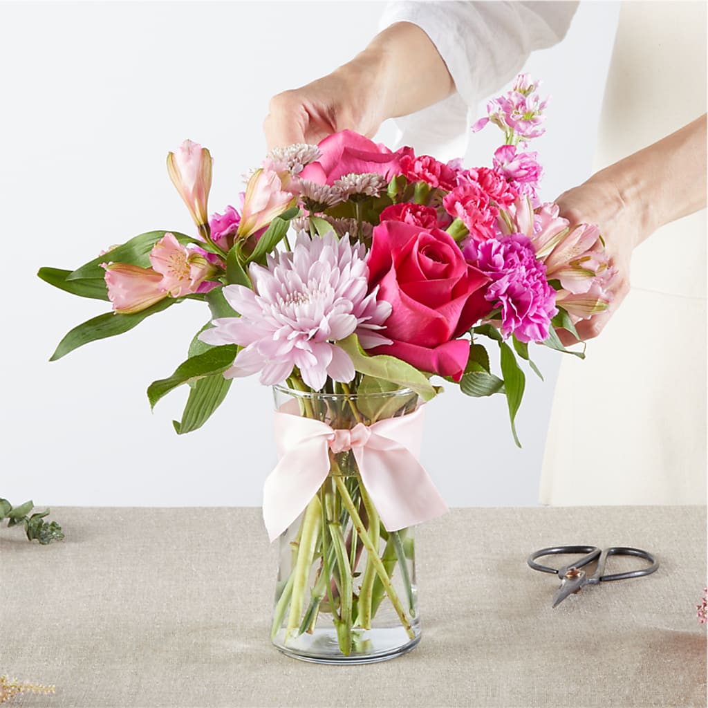 Pink Ribbon - A Florist Original –  Balloon Creations By Maria And Flower, Wilmington DE