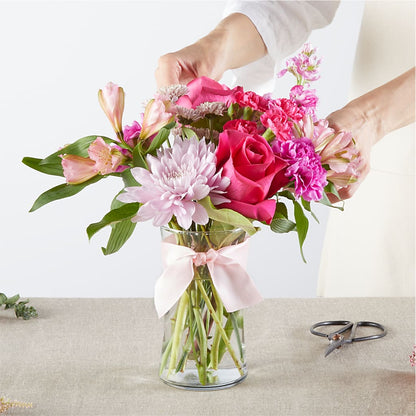 Pink Ribbon - A Florist Original –  Balloon Creations By Maria And Flower, Wilmington DE