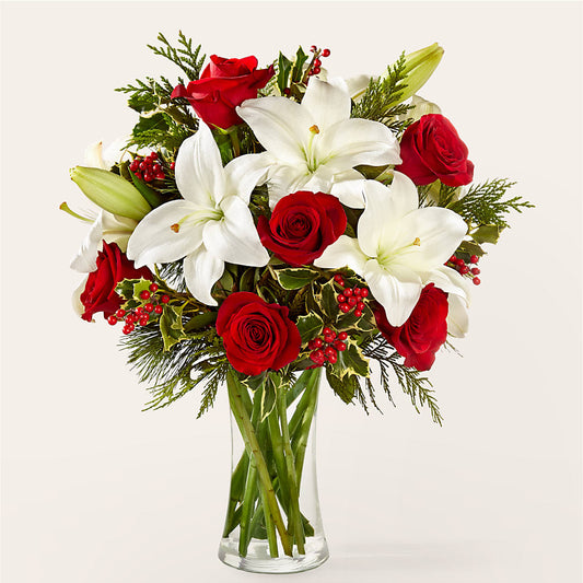 Sparkling Snowflakes Bouquet –  Balloon Creations By Maria And Flower, Wilmington DE